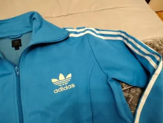 Sudadera Adidas Clásica Azul Talla L