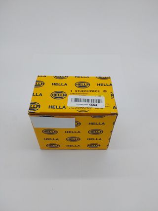 HELLA 8ET 009 149-381 Medidor de la masa de aire - 4polos - Tubuladura