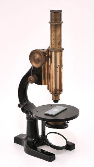 Microscopio Antiguo austriaco Reichert (c1920)