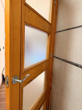 Puertas de roble con cristal Puerta de roble norma