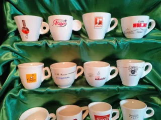 Tazzine caffè pubblicitarie - Set 16 pezzi