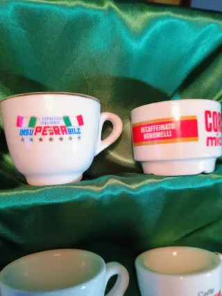 Tazzine caffè pubblicitarie - Set 16 pezzi