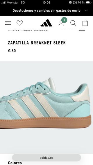 NUEVAS** Zapatillas Adidas Breaknet Mujer Talla 37