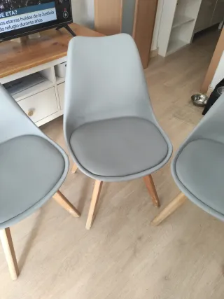 Juego de 3 Sillas Nórdicas