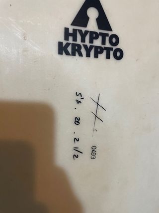Tabla surf Hypto Krypto 5'8 + quillas