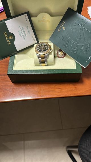 Rolex Daytona Negro/Oro Diamantes FULL SET. 2006!