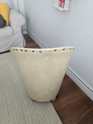 Butaca vintage piel sintética