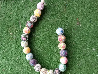 Lote 20 grandes Abalorios Decorativos