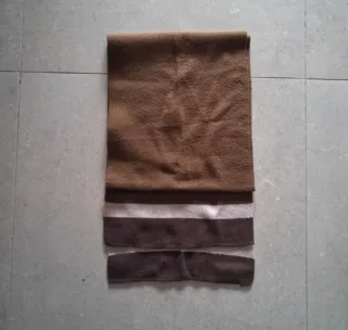 Lote de invierno 3 bufandas y 1 par guantes