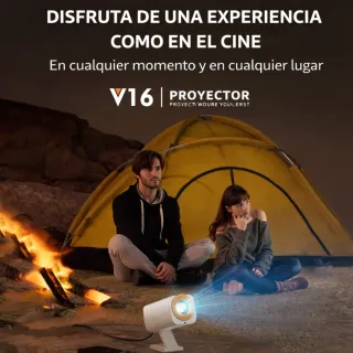 Proyector V16 Android 12 WiFi HD 720p con Altavoz