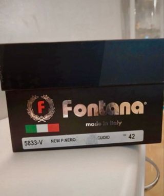 Scarpe uomo classiche Fontana nere