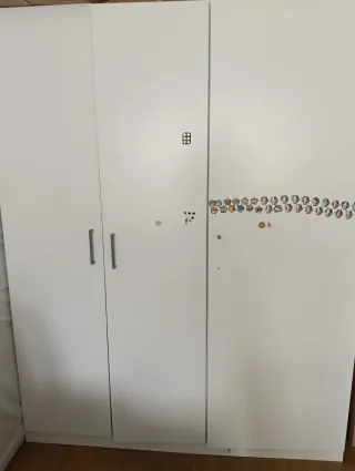 Armario 3 puertas blanco