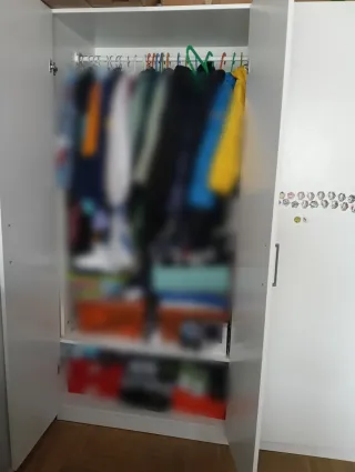 Armario 3 puertas blanco