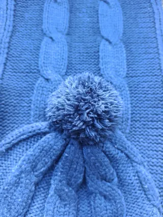 Conjunto Bufanda y Gorro Azul Mayoral