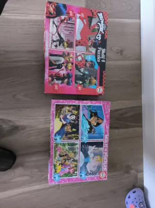 Pack 2 Cajas Puzzles Infantiles Disney Miraculous