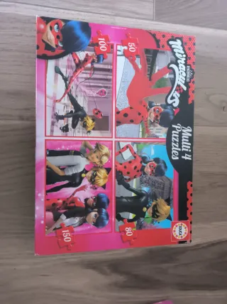 Pack 2 Cajas Puzzles Infantiles Disney Miraculous