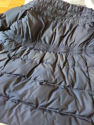 Abrigo plumífero azul Mango