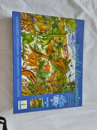 Puzzle Djeco Dinosaurios 100 Piezas