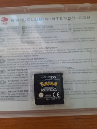 Pokemon Negra COMPLETO Original 🇪🇸