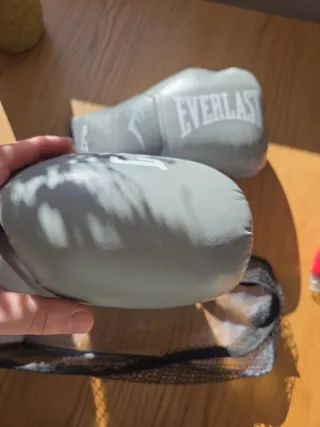 Guantes de Boxeo Everlast Elite Grises