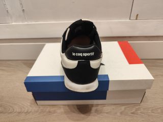 Zapatillas Le Coq Sportif Talla 43 Negras y Blanca