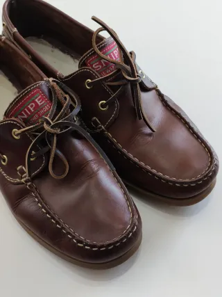 Náuticas Snipe Piel Marrón Hombre