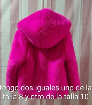Abrigo niña talla 8 y 10