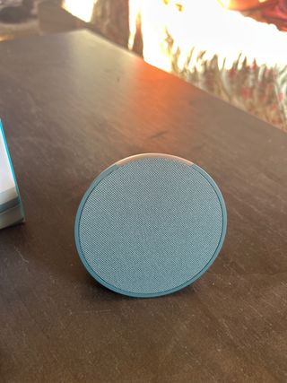 Amazon Echo Pop Blu, mai aperto