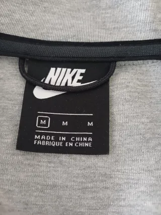 Sudadera Nike Tech Gris Cremallera