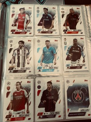 Álbum Match Attax 25/26 + 40 cartas