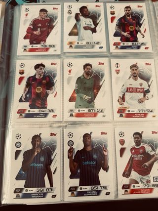 Álbum Match Attax 25/26 + 40 cartas