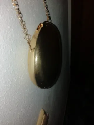 Bolso fiesta metal dorado  Zara sin usar