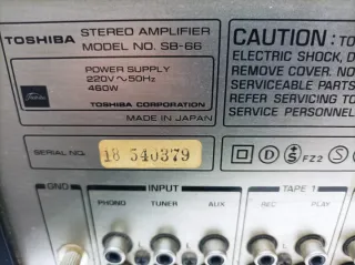 Amplificador Aurex SB-66 Negro