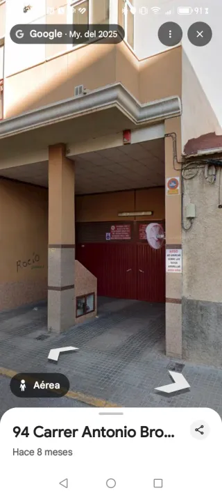 Alquiler plaza de garaje anual