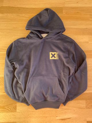 Sudadera azul marino con logo X