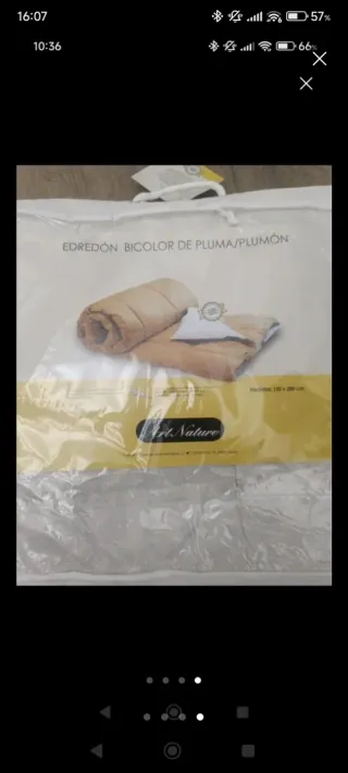 Edredón nórdico bicolor cama 90cm