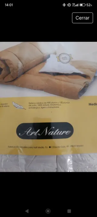 Edredón nórdico bicolor cama 90cm