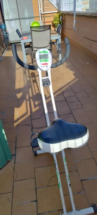 Bicicleta Estática BH, plegable y funda regalo