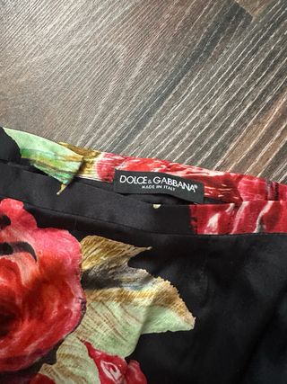 Falda Dolce & Gabbana Estampado Flores Silk