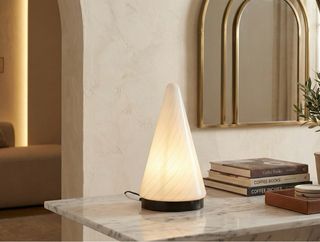 Lámpara de mesa Vetri cristal