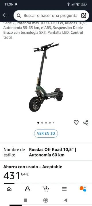 Patinete Eléctrico Serie Z