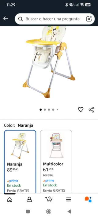 Trona Star Ibaby Giraffe reclinable y regulable