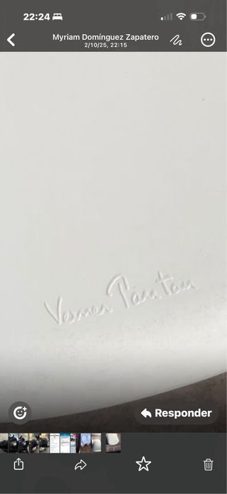 Silla Panton Original Vitra Blanca