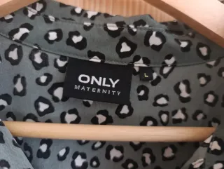 Vestido verde estampado Only Talla M