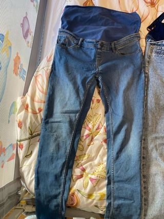 Lote 3 vaqueros embarazada