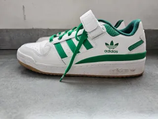 Zapatillas Adidas Forum Low Cloud White/Green /Gum