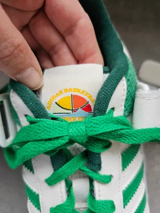 Zapatillas Adidas Forum Low Cloud White/Green /Gum