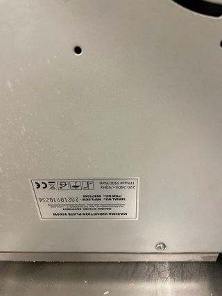 Placa de Indução Maxima - Avariada