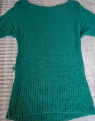 Jersey verde con relieve escamas - Talla única