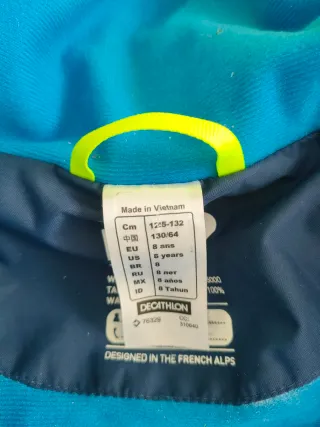 Chaqueta esquí niño Wedze Talla 8 años